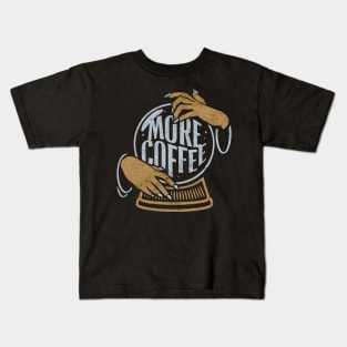 More Coffee Crystal wicca Kids T-Shirt